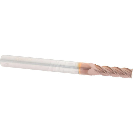 Accupro 01217041 Square End Mill 0.1969'' Dia, 0.6299'' LOC, 4 Flutes, Solid Carbide