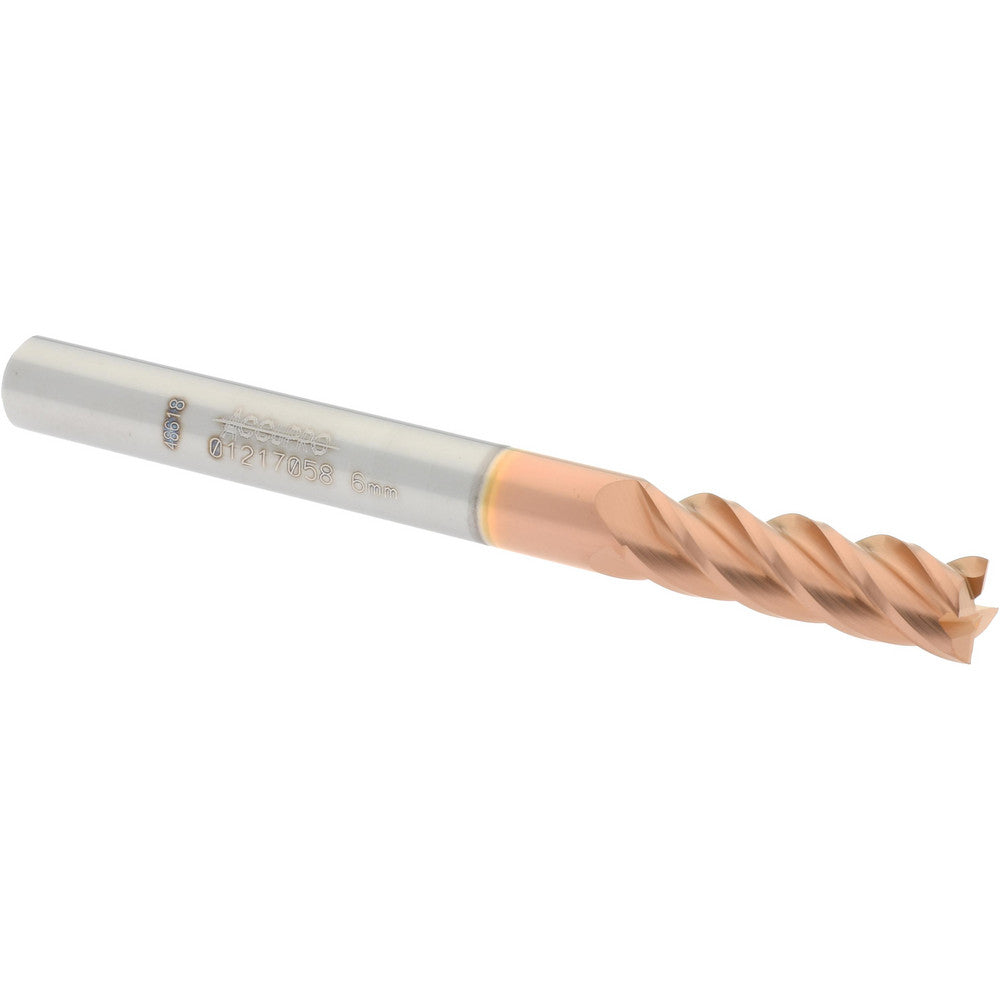 Accupro 01217058 Square End Mill 0.2362'' Dia, 0.748'' LOC, 4 Flutes, Solid Carbide