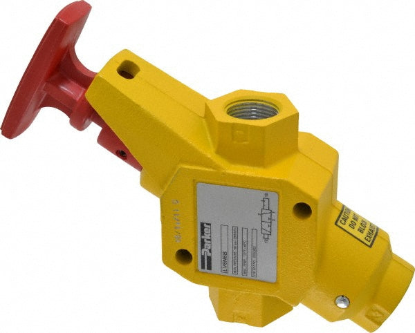 Parker LV6N6B Manually Operated Valve Safety Lockout, Handle Actuated