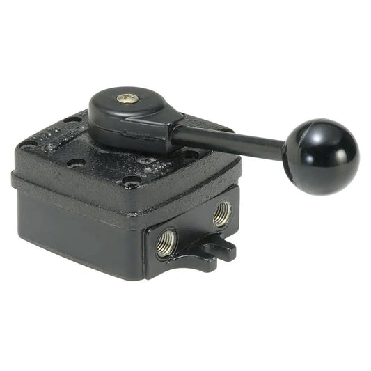 Parker PL50 Manually Operated Valve 4-Way & 3 Position, Hand Throttle-Manual Return Actuated