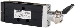 Parker 410811000 Manually Operated Valve 4 Way & 2 Position, Toggle Actuated