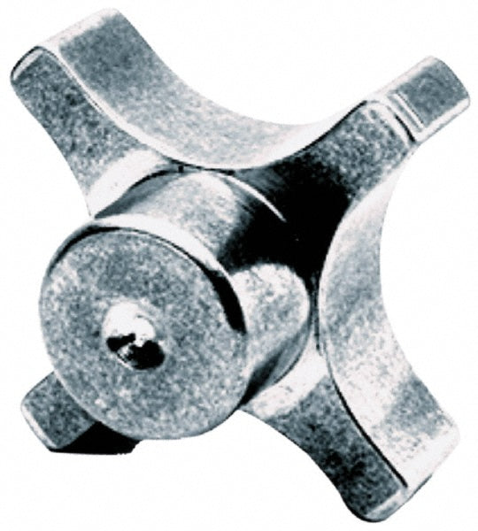 Gibraltar ALH-26MT-G Lobed Knob 63.5 mm Head Dia, 4 Points, Aluminum