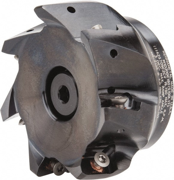 Kennametal 2267643 3" Cut Diam, 1" Arbor Hole Diam, 18.03mm Max Depth, Indexable Square-Shoulder Face Mill