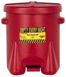 Eagle 933FL 6 Gallon Capacity, Polyethylene Oily Waste Can