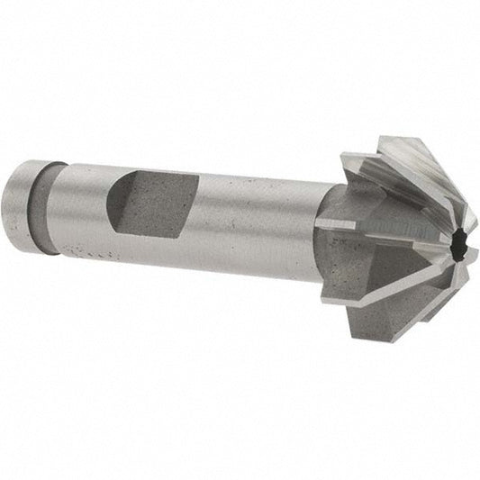 Made in USA Milling Cutters CFAC750-90 3/4" Large x 5/16" Small Diam, 3/8" Width of Cut, 90&deg Included Angle, 8 Teeth, Cobalt Face Angle Cutter