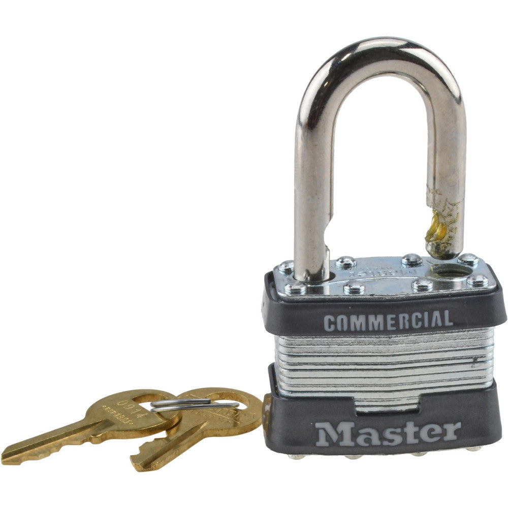 Master Lock 1 Padlock Laminated Steel, 1-3/4" Wide