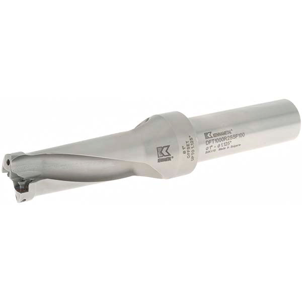 Kennametal 1527688 63.5mm Max Drill Depth, 2.5xD, 25.4mm Diam, Indexable Insert Drill