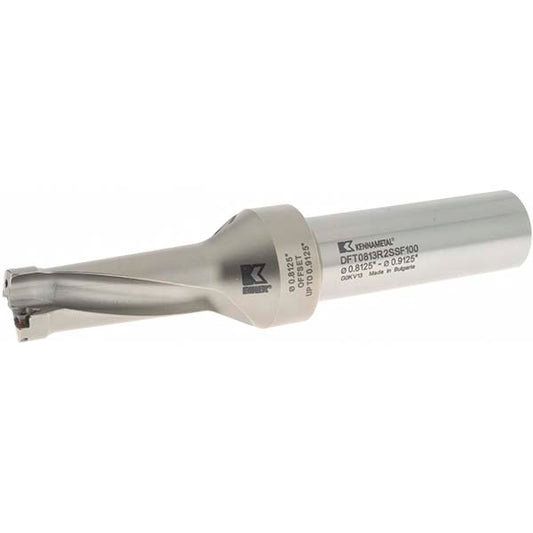 Kennametal 1527698 2-1/32" Max Drill Depth, 2.5xD, 20.6mm Diam, Indexable Insert Drill