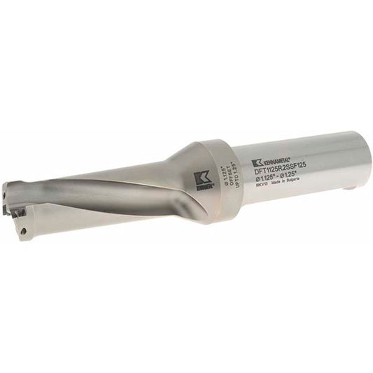 Kennametal 1528343 2.85" Max Drill Depth, 2.5xD, 28.6mm Diam, Indexable Insert Drill