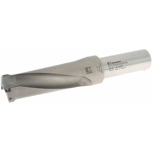 Kennametal 1528364 3-3/4" Max Drill Depth, 2.5xD, 38.1mm Diam, Indexable Insert Drill
