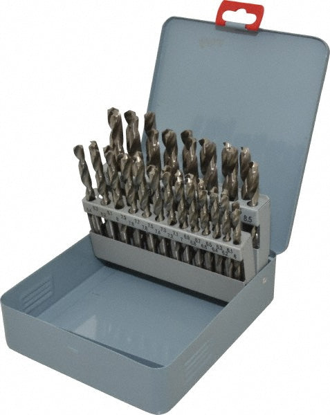 Value Collection 01249929 Drill Bit Set  Jobber Length Drill Bits,  41 Pc,  118 deg, High-Speed Steel