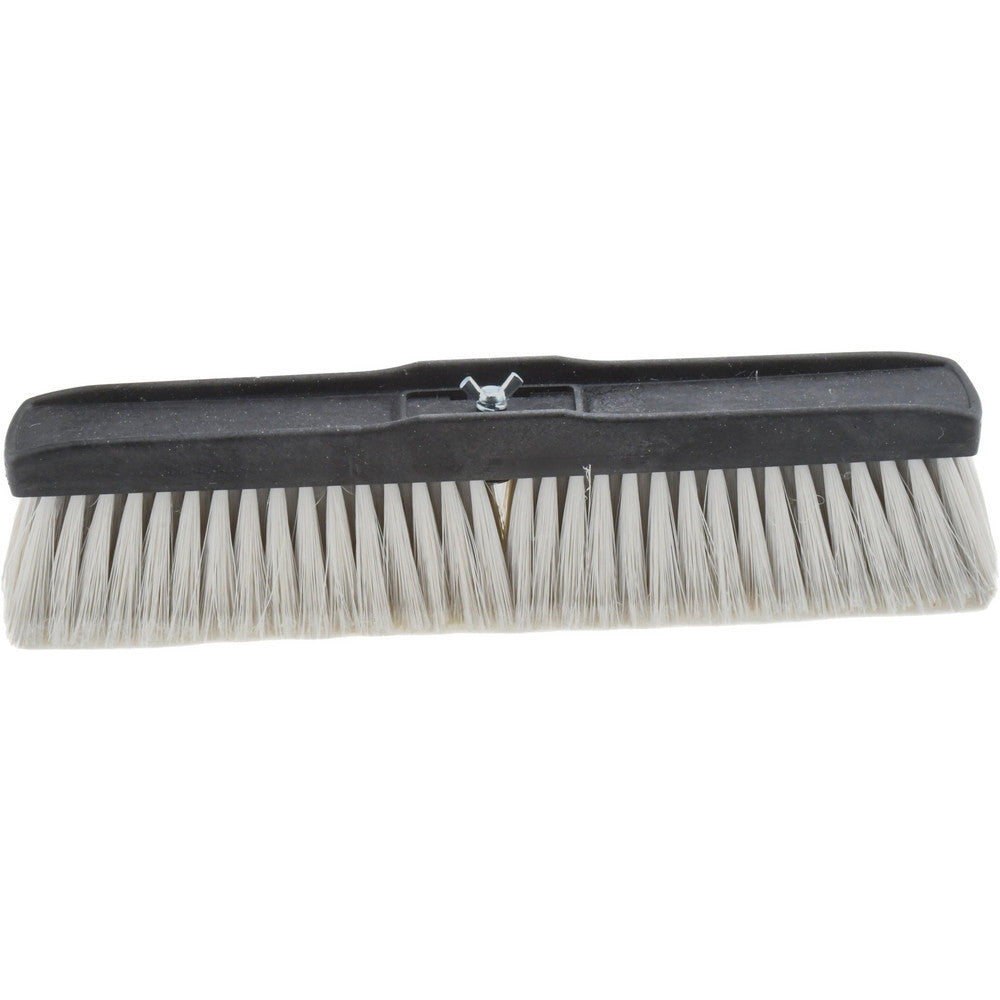 Pro-Source AL18F Push Broom 18" Wide, Polypropylene Bristle