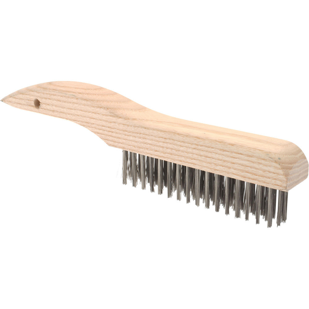 E. Gornell & Sons, Inc. E164-SS Scratch Brush, 4 Rows, 16 Columns, Stainless Steel