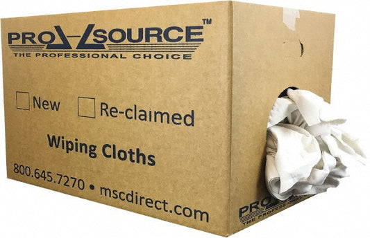 Pro-Source PS-N020-WPK-25 Rag Virgin, Cotton