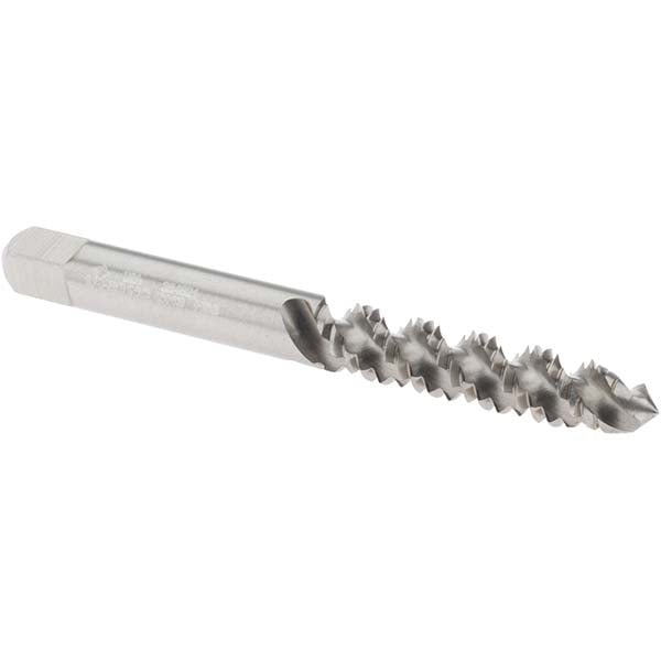 Brubaker Tool Corp. 12038-00-B Spiral Flute Tap 1/4-20, UNC, 3 Flute, Plug Chamfer, 3B Class of Fit, High-Speed Steel, Bright/Uncoated Finish