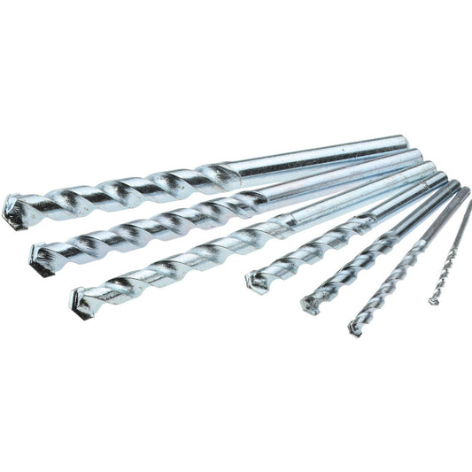 Value Collection CT891S-7 Drill Bit Set Hammer Drill Bits, 7 Pc, 118 &deg, Carbide Tipped