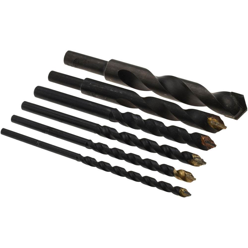 Value Collection CT891S-6 Drill Bit Set Hammer Drill Bits, 6 Pc, 118 &deg, Carbide Tipped