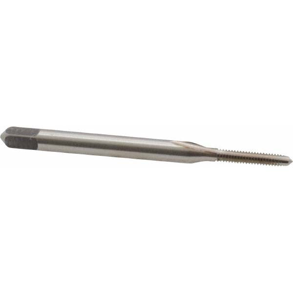 Kennametal 4131466 Straight Flute Tap #2-56 UNC, 2 Flute, Plug Chamfer, 2B Class of Fit, High-Speed Steel, Bright/Uncoated Finish