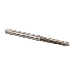 Kennametal 4131502 Straight Flute Tap #8-32 UNC, 2 Flute, Plug Chamfer, 2B Class of Fit, High-Speed Steel, Bright/Uncoated Finish