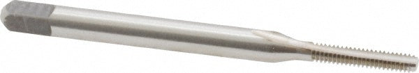 Kennametal 4131464 Straight Flute Tap #2-56 UNC, 2 Flute, Bottoming Chamfer, 2B Class of Fit, High-Speed Steel, Bright/Uncoated Finish