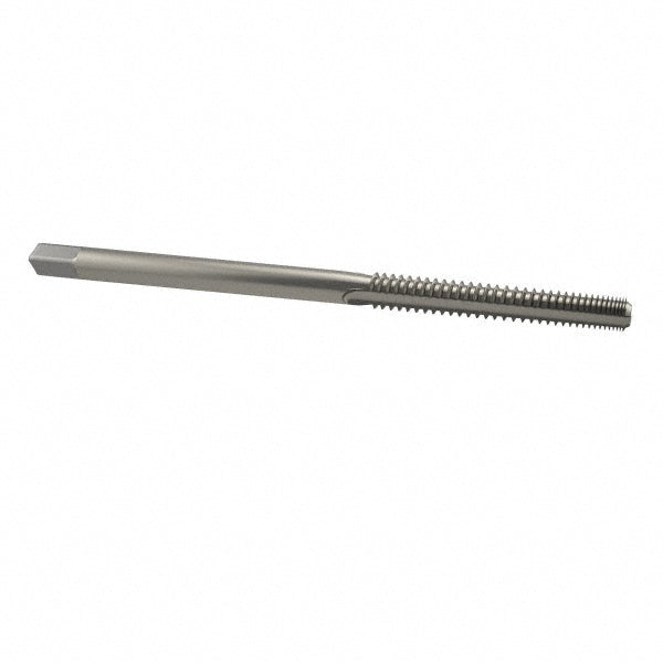 Kennametal 4131480 Straight Flute Tap #6-32 UNC, 2 Flute, Bottoming Chamfer, 2B Class of Fit, High-Speed Steel, Bright/Uncoated Finish