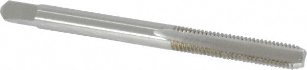 Kennametal 1542084 Straight Flute Tap #10-32 UNF, 2 Flute, Bottoming Chamfer, 2B Class of Fit, High-Speed Steel, Bright/Uncoated Finish