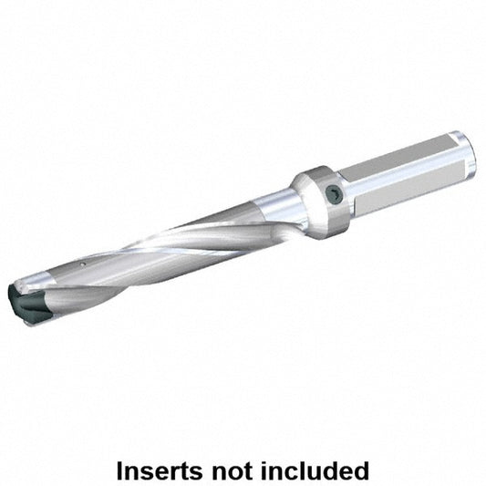 Kennametal 1785288 Replaceable-Tip Drill 13.89 to 14.39 mm Dia, 69.45 mm Max Depth, 19.05 mm Weldon Flat Shank