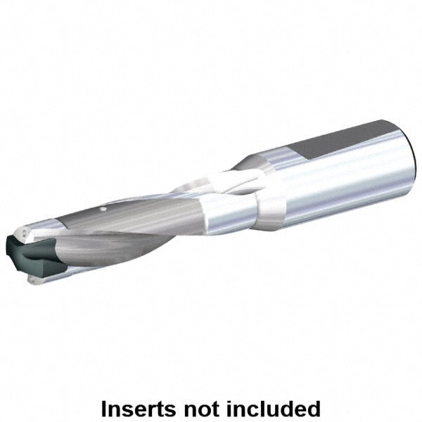 Kennametal 1246021 Replaceable-Tip Drill 20.5 to 21 mm Dia, 110 mm Max Depth, 25 mm Whistle Notch Shank