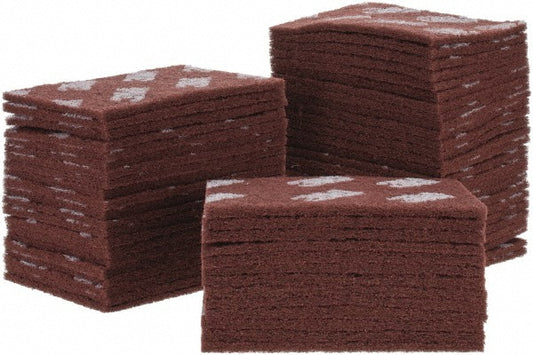 3M 7000121091 Hand Sanding Pad  6 x 9", Aluminum Oxide, Fine Grade,