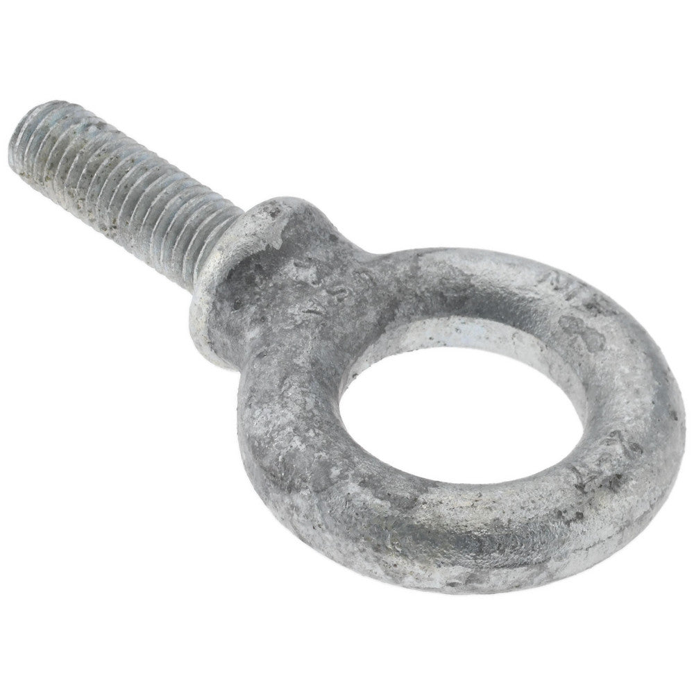 Edward W. Daniel Co HG14641 Fixed Lifting Eye Bolt With Shoulder, 2,400 lb Capacity, 1/2-13 Thread, Grade 1030 Steel