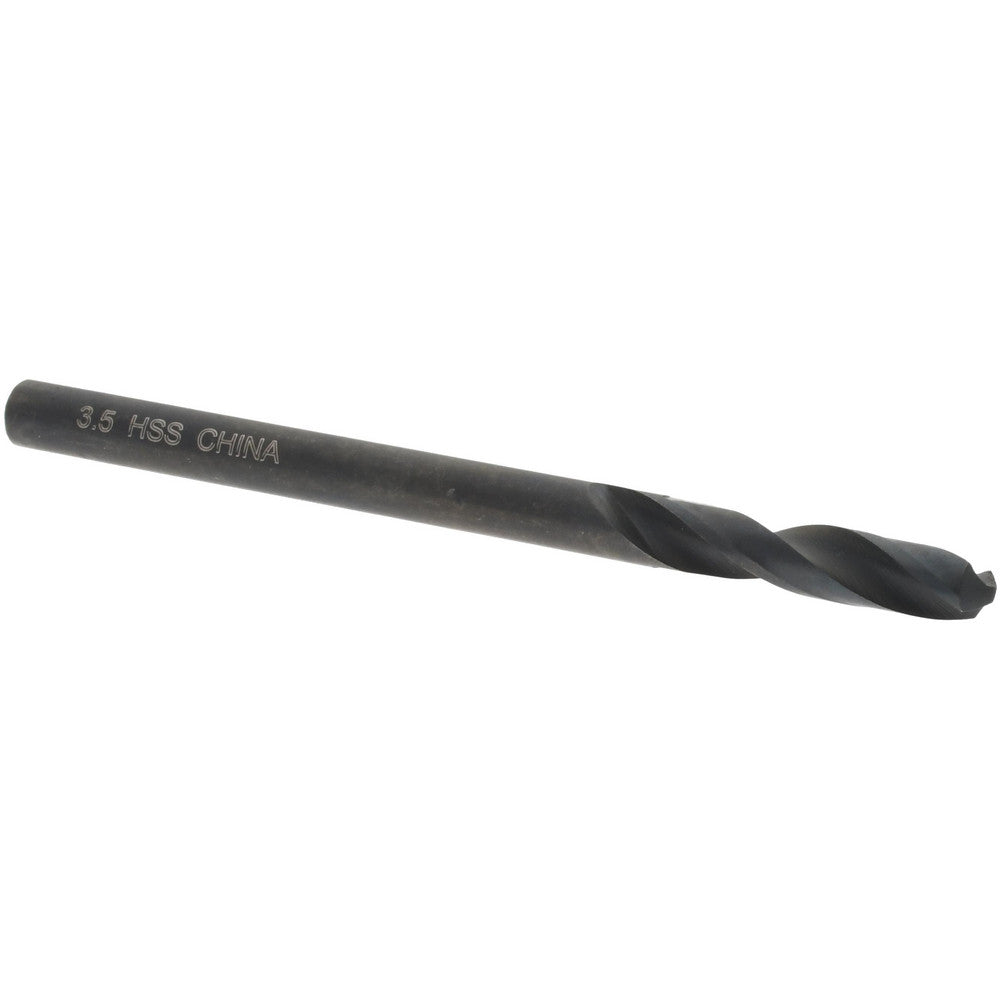 Value Collection 01292200 Screw Machine Length Drill Bit 3.50 mm Dia, 118 deg Point, High-Speed Steel