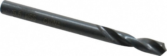 Value Collection 01293208 Screw Machine Length Drill Bit 5.50 mm Dia, 118 deg Point, High-Speed Steel
