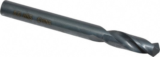 Value Collection 01294453 Screw Machine Length Drill Bit 8.00 mm Dia, 118 deg Point, High-Speed Steel