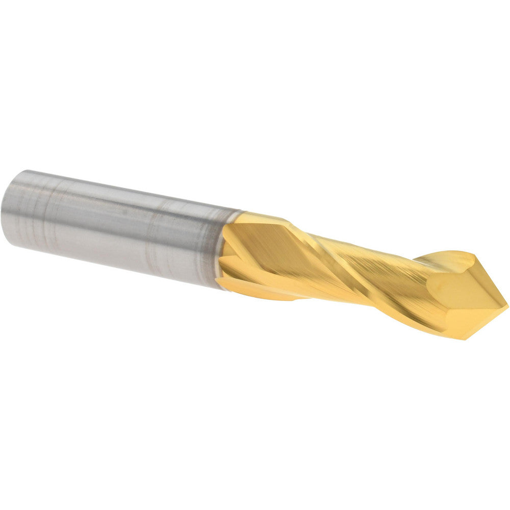 Melin Tool 26087 Drill Mill 3/8" Dia, 1" LOC, 2 Flutes, 90 &deg Point, Solid Carbide