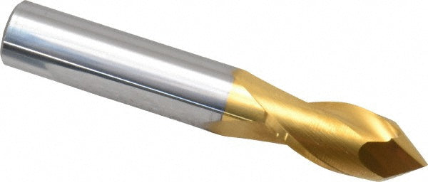 Melin Tool 26088 Drill Mill 7/16" Dia, 1" LOC, 2 Flutes, 90 &deg Point, Solid Carbide