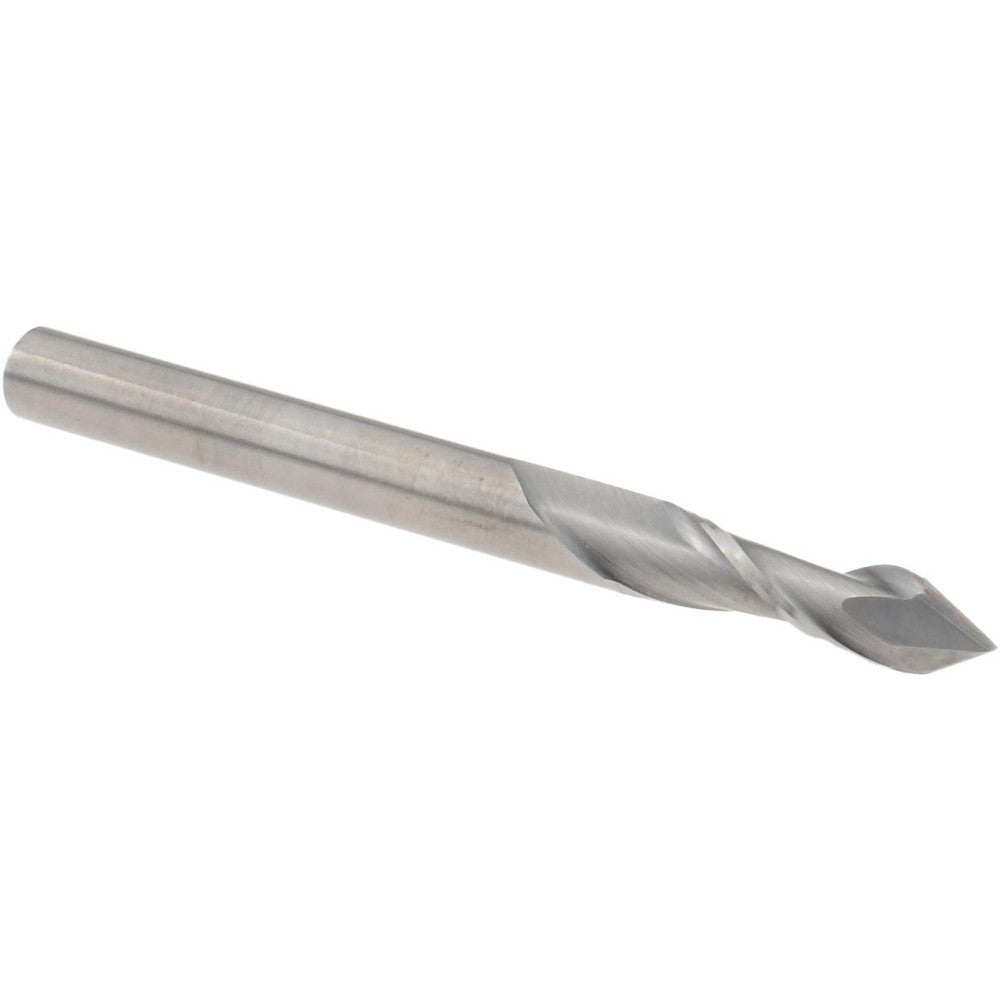 Melin Tool 11663 Drill Mill 1/8" Dia, 1/2" LOC, 2 Flutes, 60 &deg Point, Solid Carbide