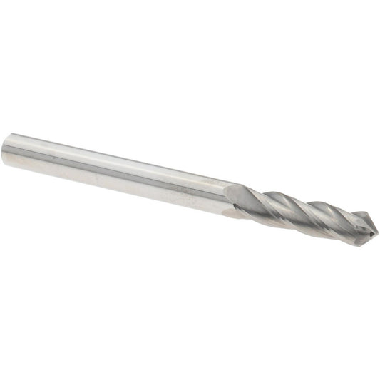 Melin Tool 11633 Drill Mill 1/8" Dia, 1/2" LOC, 4 Flutes, 90 &deg Point, Solid Carbide