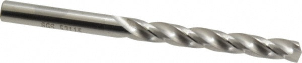 Kyocera SGS Precision Tools 53115 Jobber Length Drill Bit 15/64" (0.2344) Dia, 150 deg, Solid Carbide