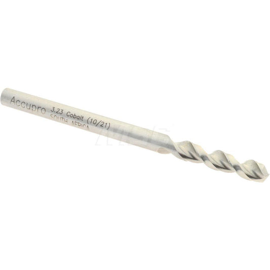 Accupro 1630323-AC Screw Machine Length Drill Bit 0.1272" Dia, 130 &deg, Cobalt