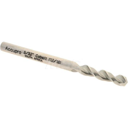 Accupro 1630397-AC Screw Machine Length Drill Bit 5/32" Dia, 130 &deg Point, Cobalt