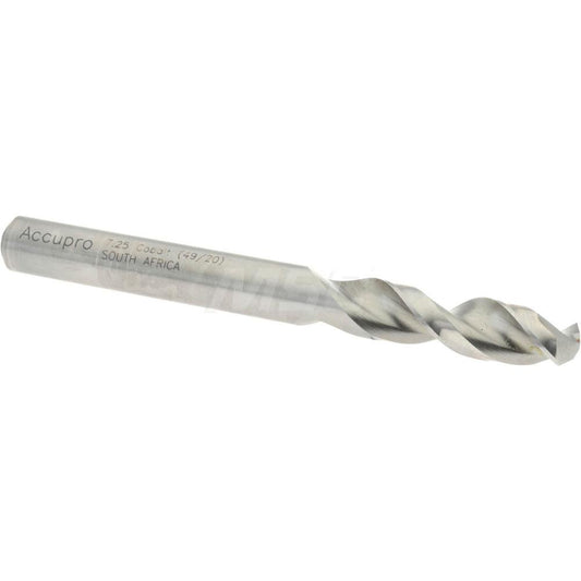 Accupro 1630725-AC Screw Machine Length Drill Bit 0.2854" Dia, 130 &deg, Cobalt