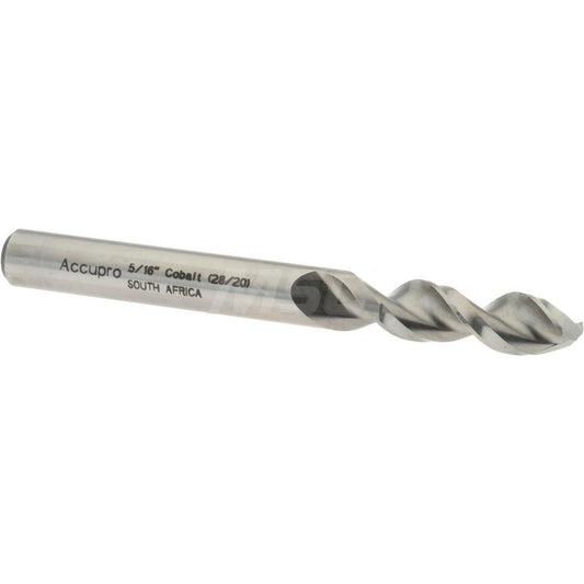 Accupro 1630794-AC Screw Machine Length Drill Bit 0.3125" Dia, 130 &deg, Cobalt