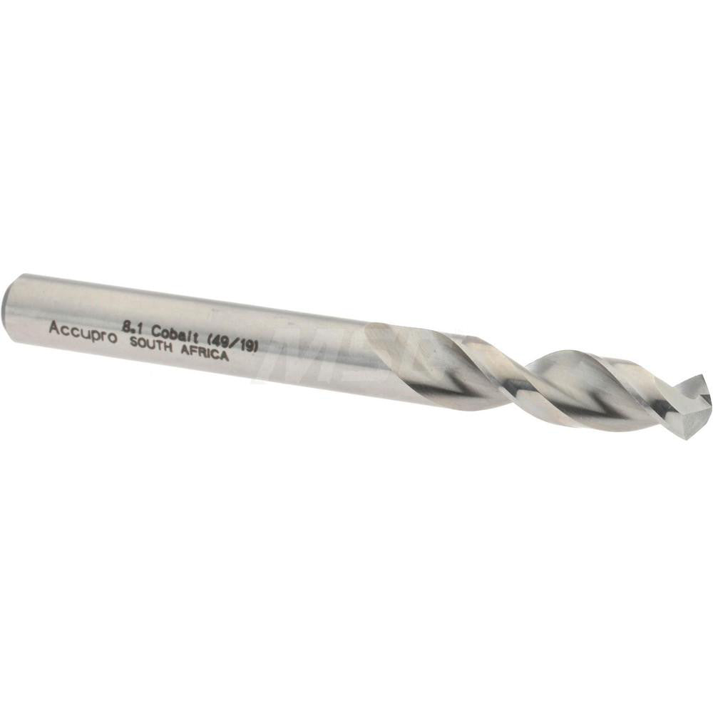 Accupro 1630810-AC Screw Machine Length Drill Bit 0.3189" Dia, 130 &deg, Cobalt