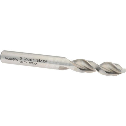 Accupro 1630843-AC Screw Machine Length Drill Bit 0.332" Dia, 130 &deg, Cobalt