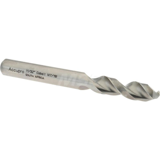 Accupro 1630873-AC Screw Machine Length Drill Bit 0.3438" Dia, 130 &deg, Cobalt