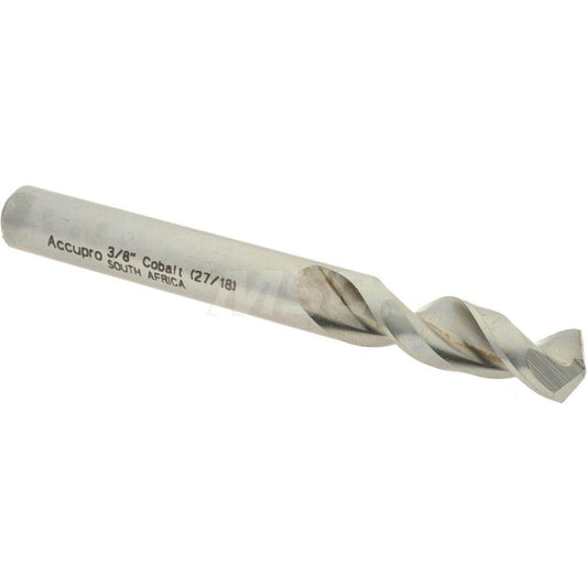 Accupro 1630953-AC Screw Machine Length Drill Bit 0.375" Dia, 130 &deg, Cobalt