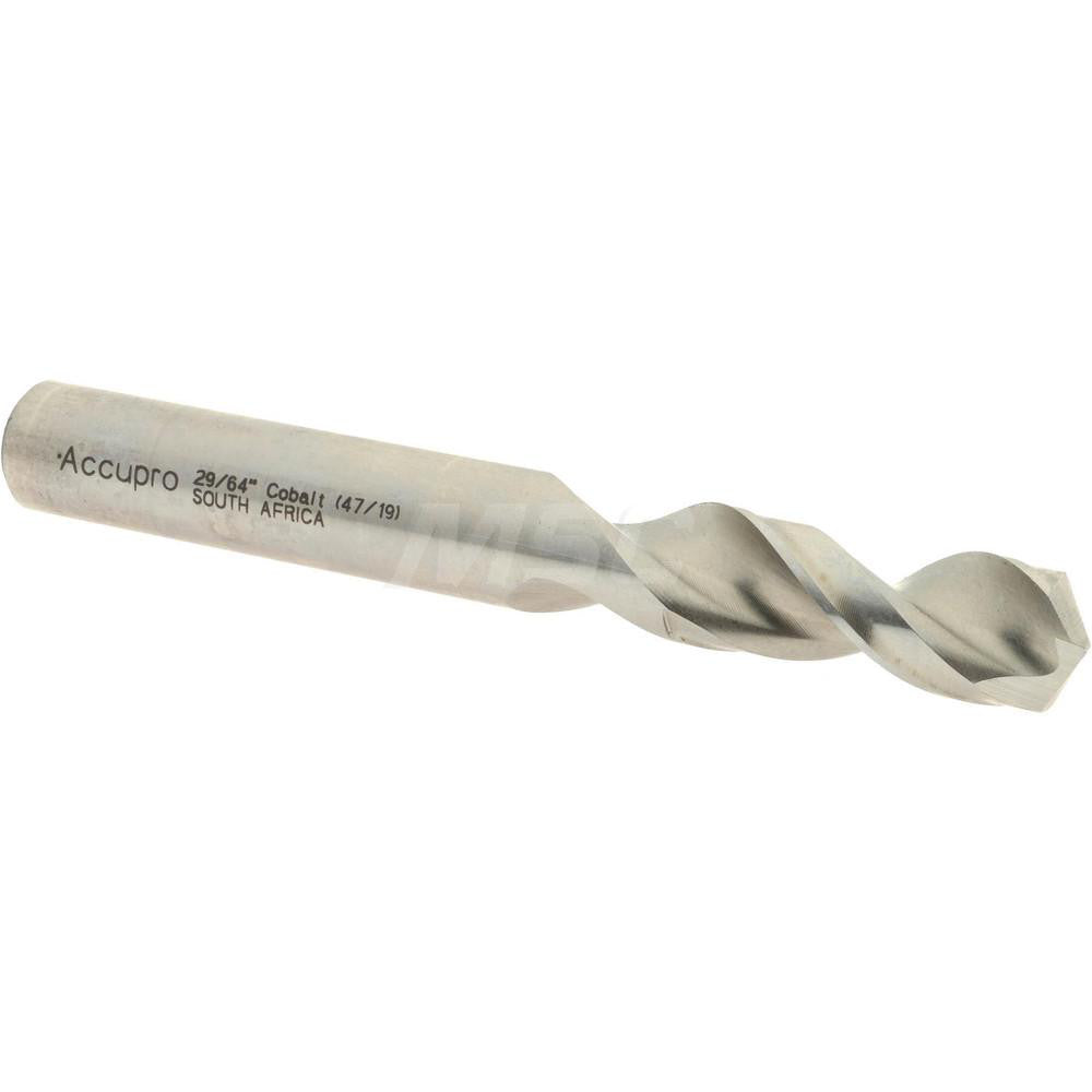 Accupro 1631151-AC Screw Machine Length Drill Bit 29/64" Dia, 130 &deg Point, Cobalt