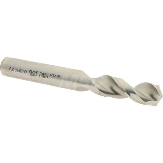 Accupro 1631151-AC Screw Machine Length Drill Bit 29/64" Dia, 130 &deg Point, Cobalt