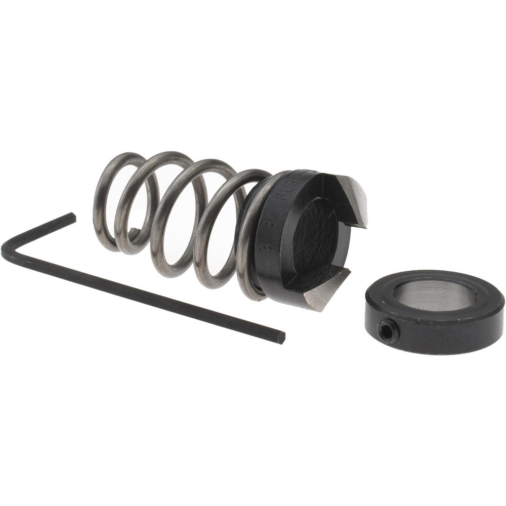 Burr-Bit TBB-00021300 3/8" Tap Compatibility, 11/64" Collar Thickness, 2 Tap Flutes, Deburring Tap Attachment