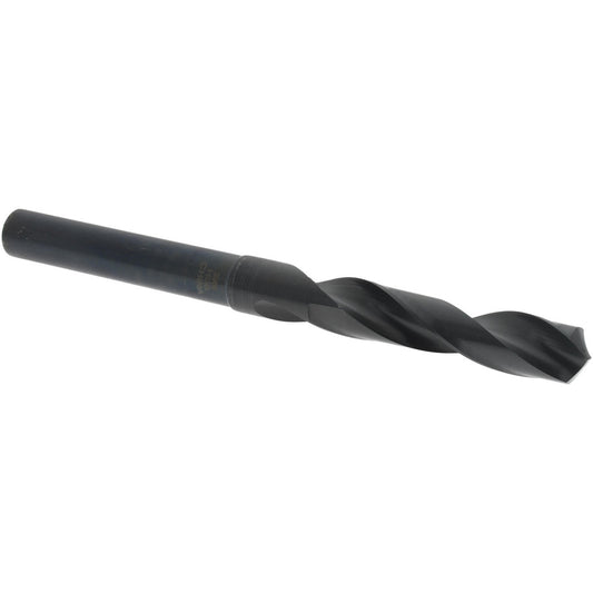 Value Collection 01340355 Reduced Shank Drill Bit 35/64'' Dia, 1/2'' Shank Dia, 118 °, High Speed Steel